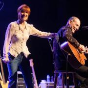 Kiki Dee and guitarist Carmelo Luggeri