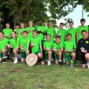 Dunmow Rovers U13 Panthers won their first League One title. Picture: DUNMOW ROVERS FC