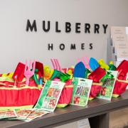 Gardening kits donated by Mulberry Homes