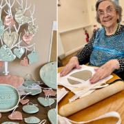 Humfrey Lodge residents made art for an upcoming exhibition