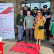 The Crimestoppers Zone was launched by members of the Uttlesford Community Safety Partnership at a recent property-marking event