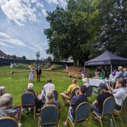 The grand opening of the Make it Flourish community garden