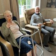 Residents enjoying music and movement sessions at Moat House Care Home