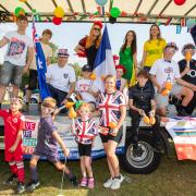 Fun on a float at Dunmow Carnival