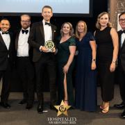 The Downhall Hotel team at the AA Awards