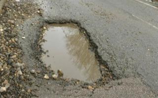 A pothole in Essex