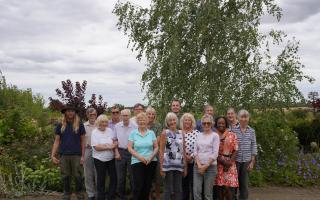 Volunteer gardeners at Old Park Meadow