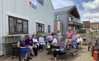 Dunmow Probus Club on the trip to Felixstowe