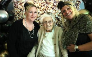 Staff and residents at Moat House Care Home in Great Easton held a Gatsby-themed party