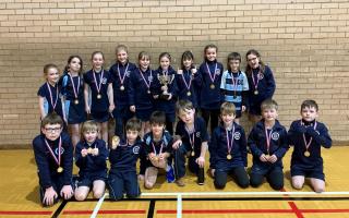 Dame Bradbury's U9 athletics team