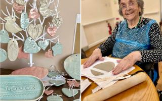 Humfrey Lodge residents made art for an upcoming exhibition