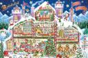 Santa’s Workshop, a 24-day stand-up advent calendar with 250 pieces