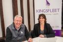 Louise Gladwell and Colin Low of Kingsfleet Wealth, Claydon.