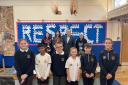 KJAR primary pupils with Royston councillors