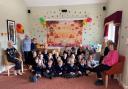 Children from Magna Carta Primary Academy celebrated Harvest Festival at Mountfitchet House