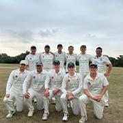 High Roding's victorious cricketers. Picture: HRCC