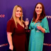 Leanne Kell (left) with Claire Dickinson at the BBC Essex awards