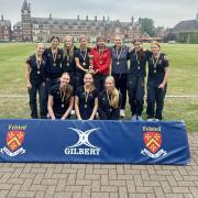 The girls of Felsted School who won the Essex county title. Picture: FELSTED SCHOOL