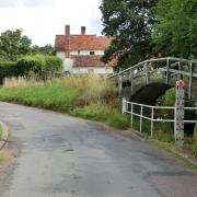 A walking route in Great Easton