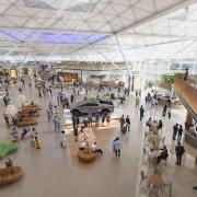 Amazing - a CGI image from what the expanded Stansted terminal will look like