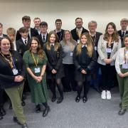 The tenth anniversary of London Stansted's mentoring scheme, which sees the airport's staff provide career guidance to Year 11 students of Forest Hall School, has been celebrated