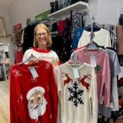 Kerry Valks at Oxfam's Great Dunmow shop